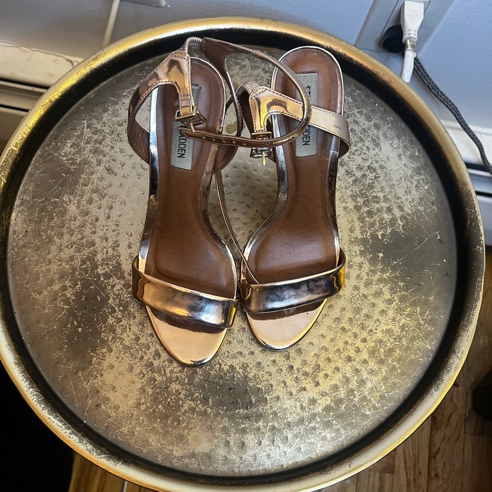 Rose gold heels